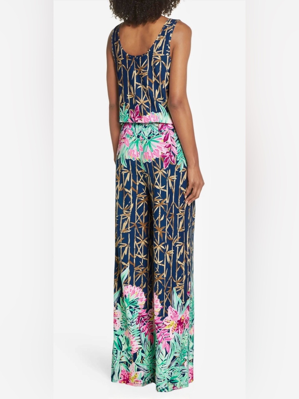 Lilly Pulitzer Women’s Kori Wide Leg Jumpsuit Size XS Sku#192 - Picture 9 of 9